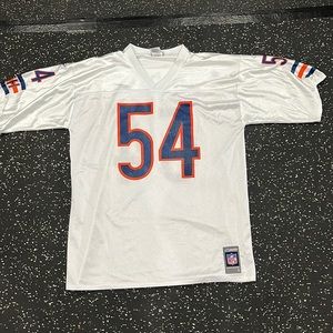 Brian Urlacher Chicago Bears white football jersey size Large Reebok
